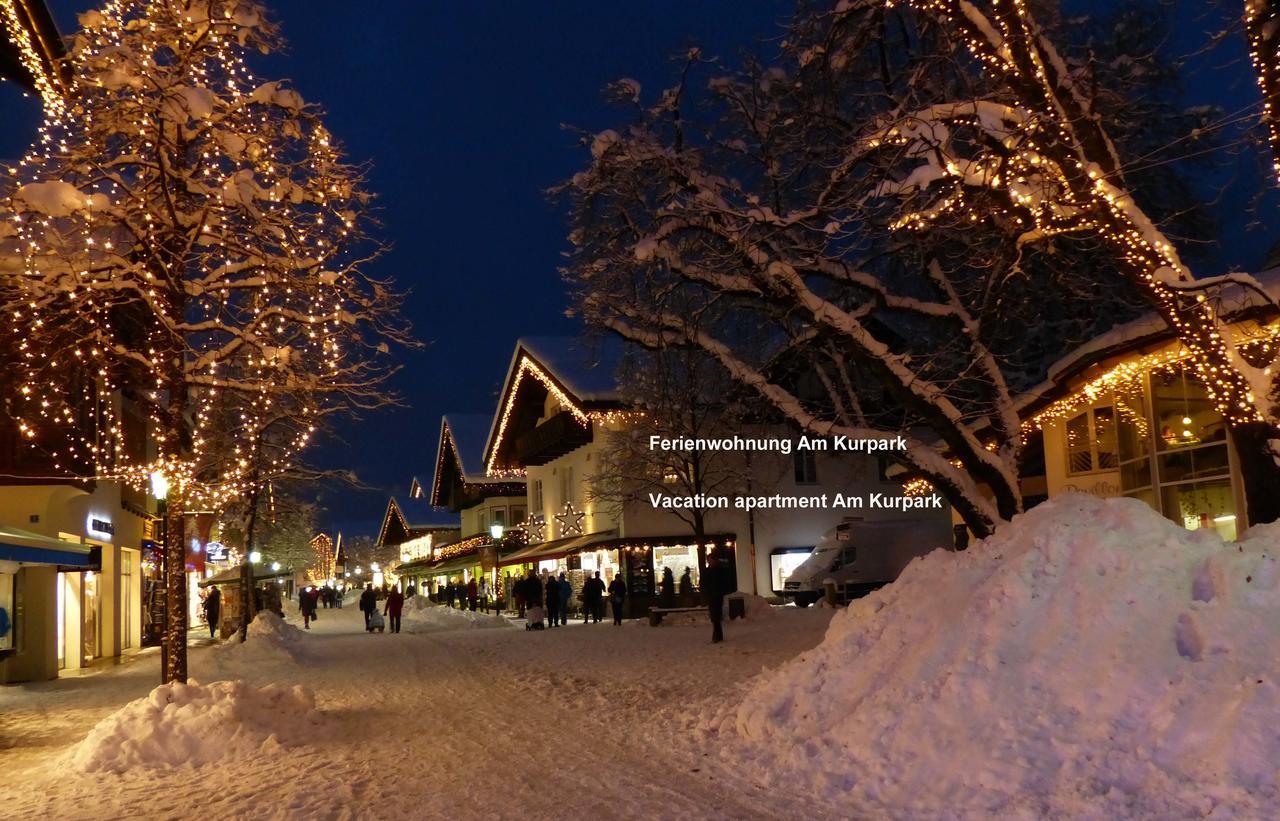 Ferienwohnung Am Kurpark -Wohnung 2,90Qm- Garmisch-Partenkirchen Extérieur photo